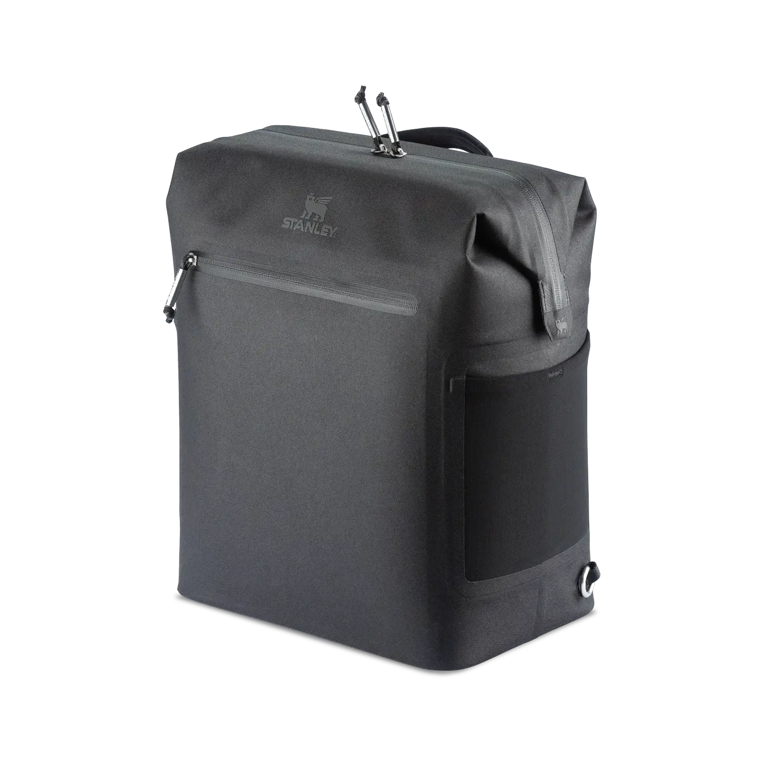 Mochila Térmica Madeleine Stanley | 14L preta, ideal para conservar alimentos e bebidas, viagens ou atividades ao ar livre