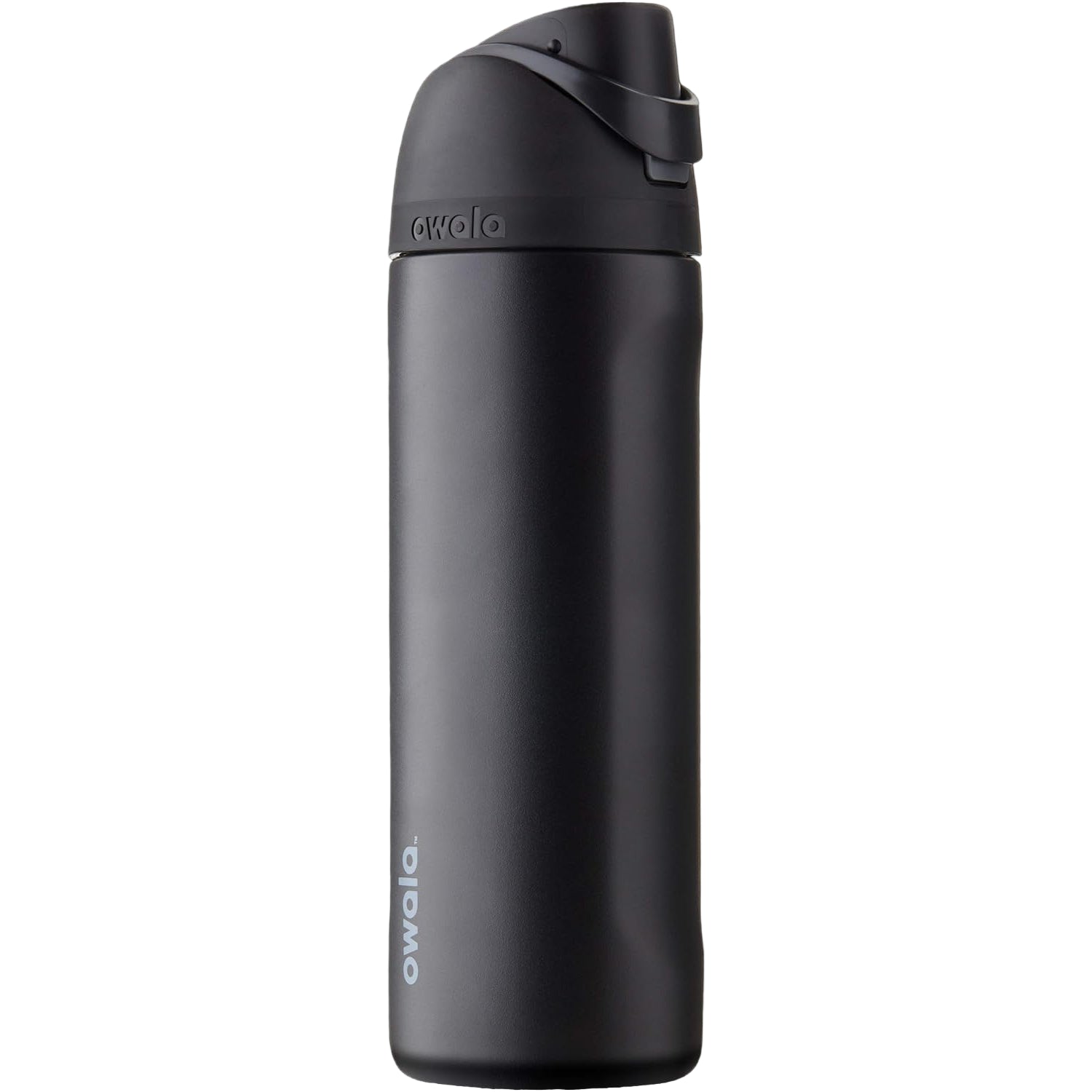 Garrafa Térmica Owala FreeSip - 710ml | 24oz, preta com bico FreeSip inovador e isolamento de tripla parede.