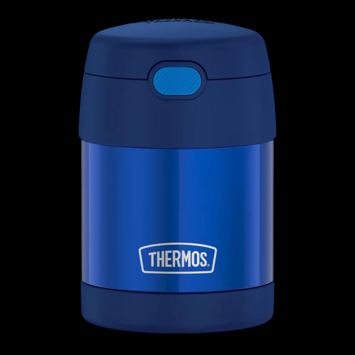 Pote Térmico Thermos ® 283g Funtainer azul com isolamento avançado para refeições infantis, mantém alimentos quentes ou frios.