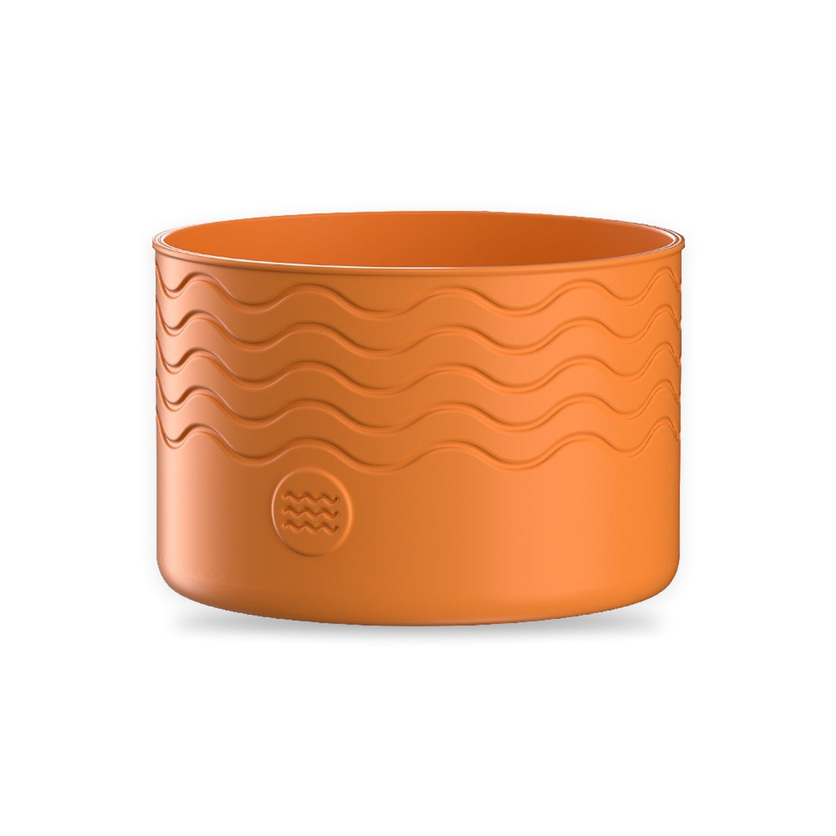 Silicone de proteção G - Urbnsol em laranja vibrante para Hydrotank. Protetor durável e reciclável com dimensões 5,5 x 9,5 Ø.