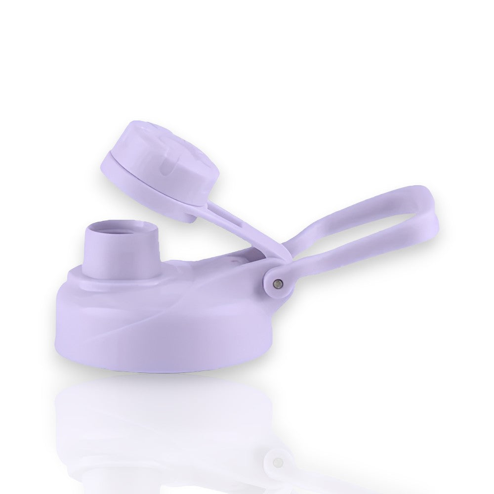 Tampa Kouda - Ladakh em roxo, projetada para vedação perfeita e durabilidade, livre de BPA, compatível com garrafas Kouda.