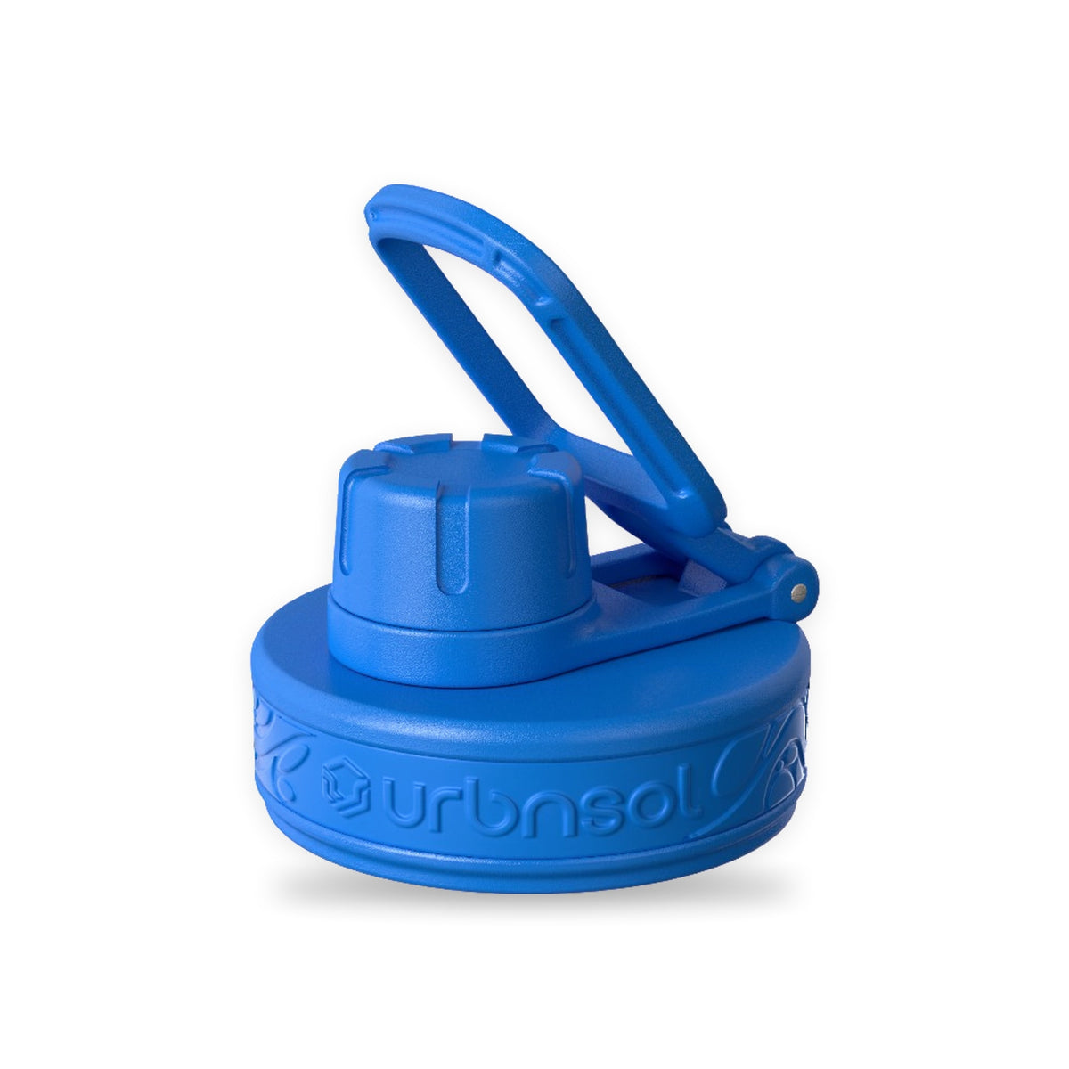 Tampa Urbnsol - Spout Lid azul compatível com Hydrotank; durável, reciclável, livre de BPA, para vários tamanhos de garrafa térmica.
