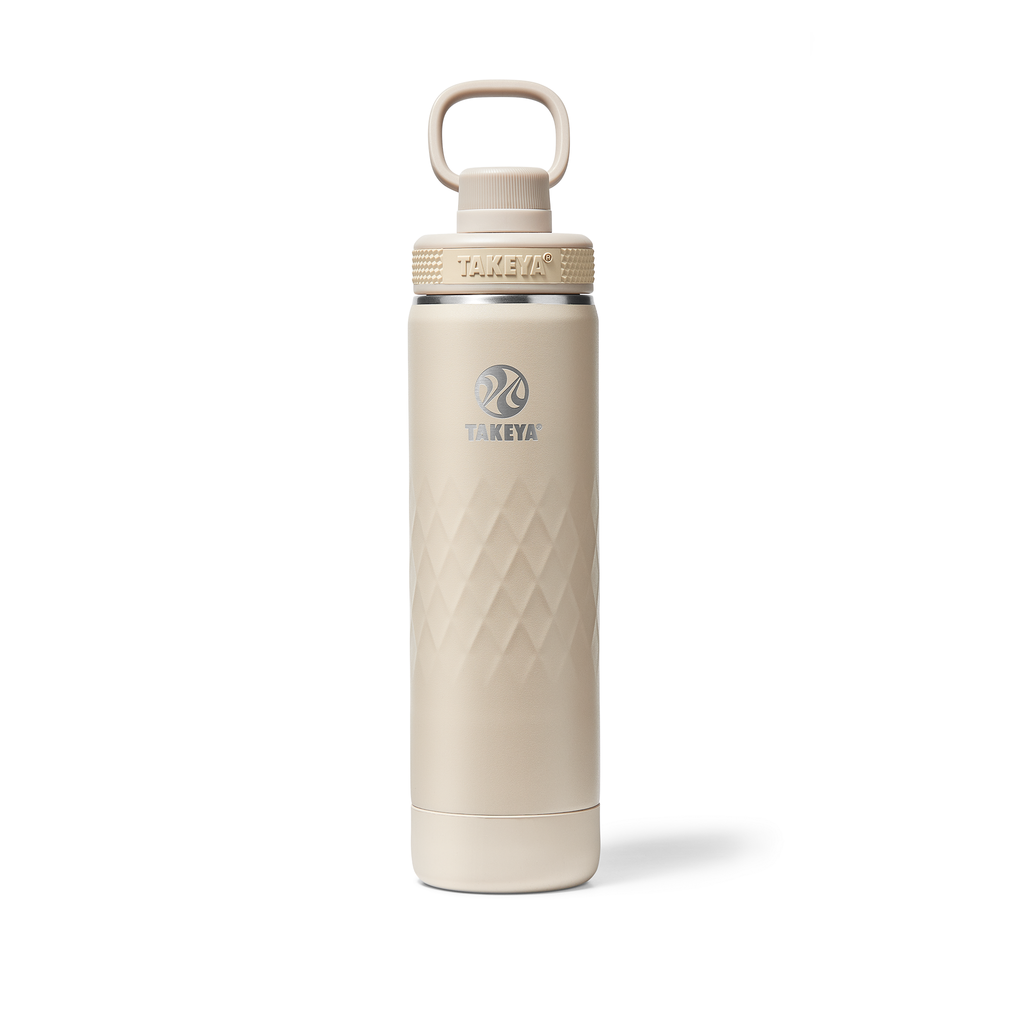 Garrafa Térmica Takeya 650ml Spout Lid Sport, design esportivo, em aço inoxidável, ideal para atividades ao ar livre.