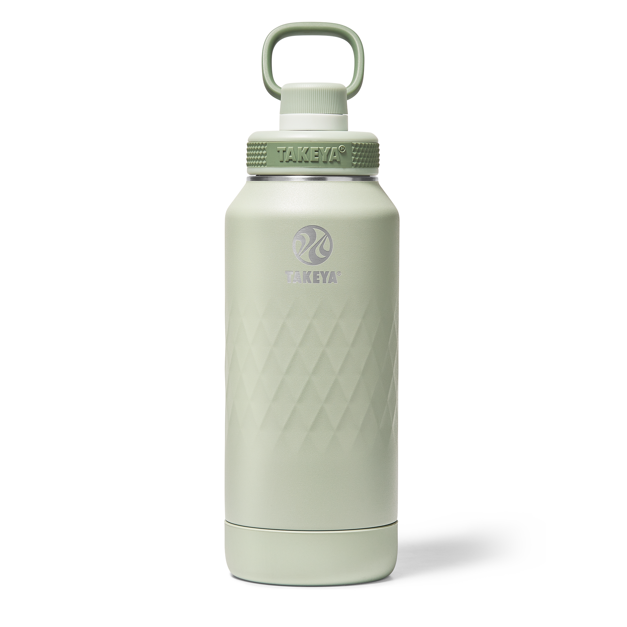Garrafa Térmica Takeya 950ml Spout Lid Sport, ideal para atividades outdoor, mantém bebidas geladas por até 36 horas.