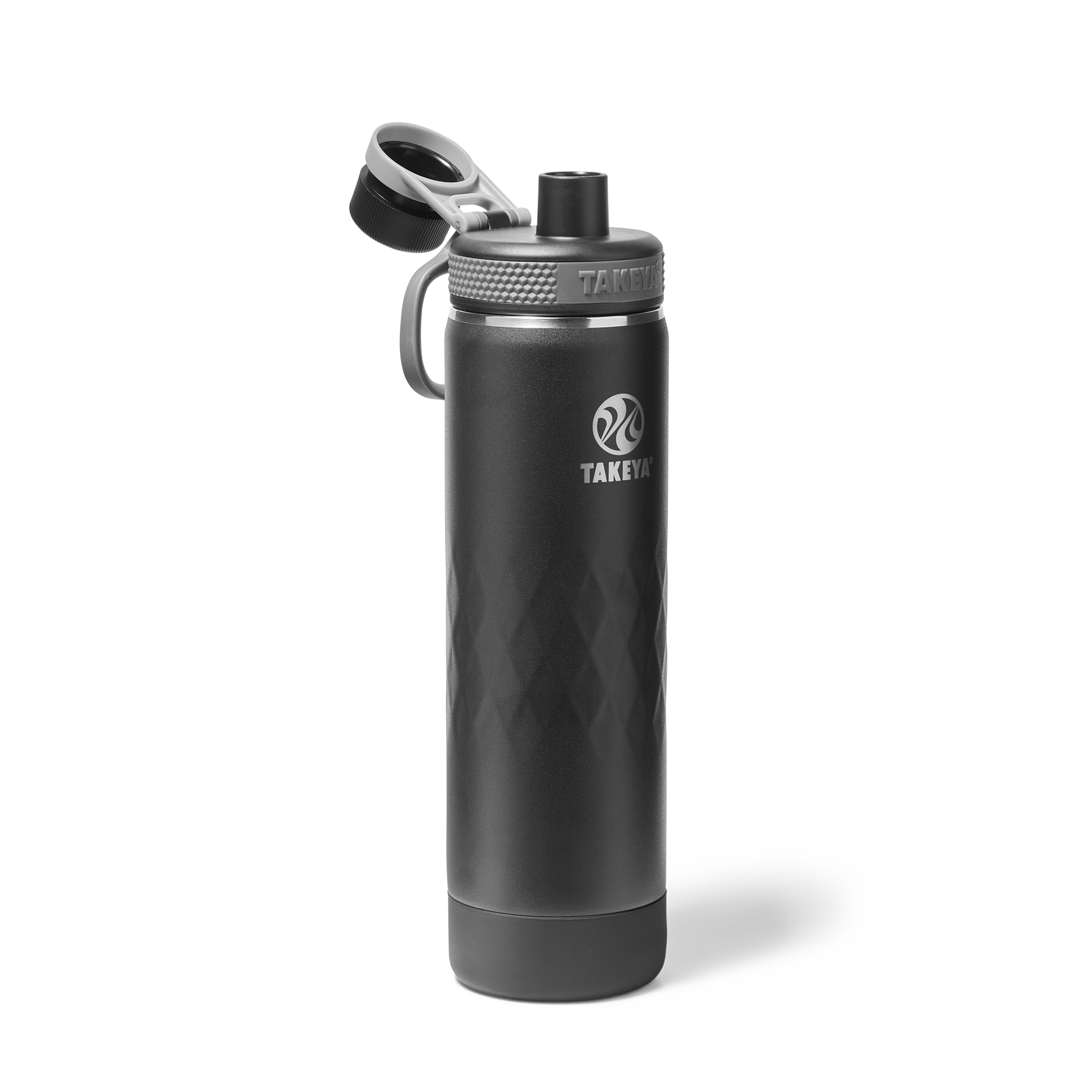 Garrafa Térmica Takeya 650ml Spout Lid Sport em aço inoxidável para atividades esportivas e ao ar livre, mantém bebidas frias por 36 horas.