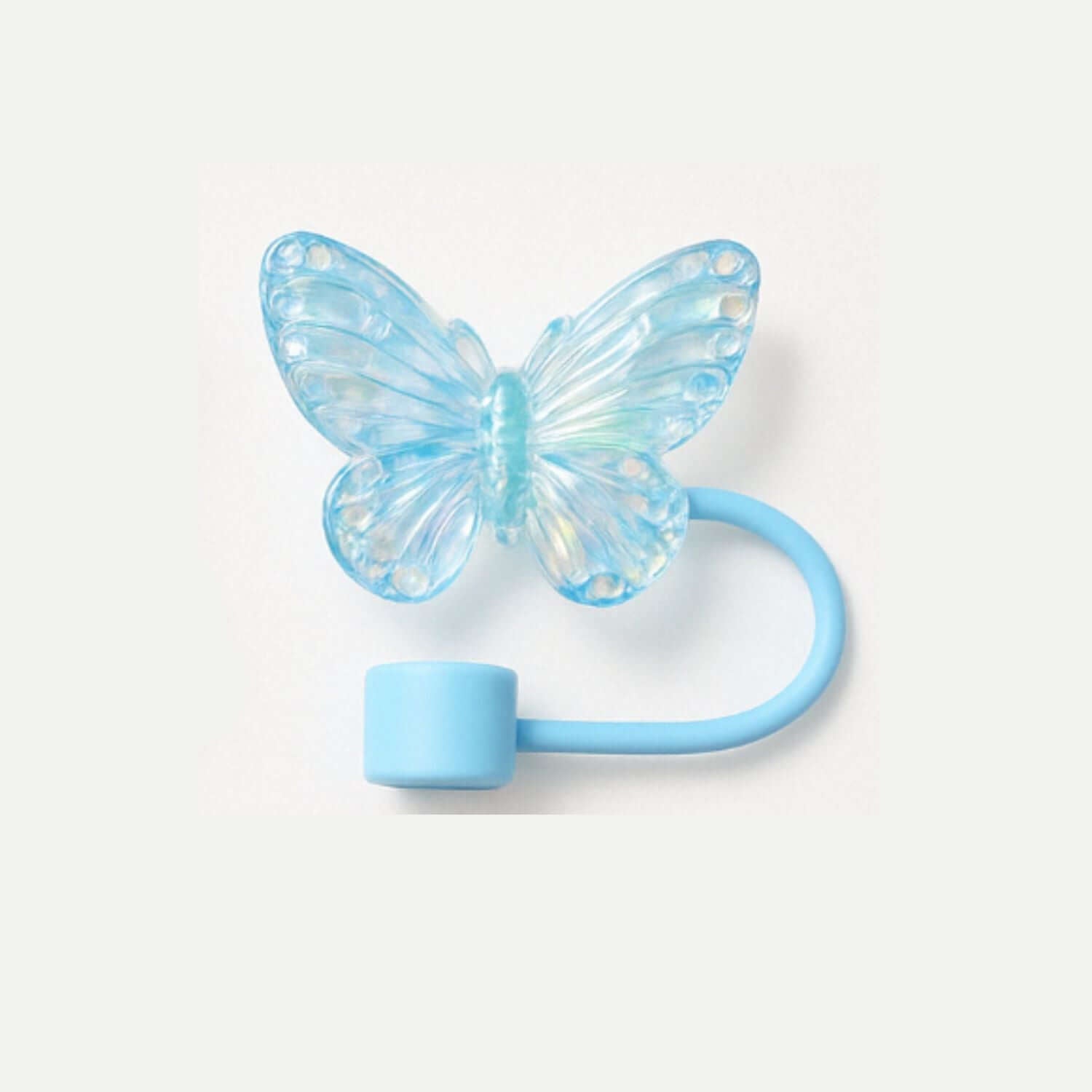 Protetor de Canudo Quencher - Borboleta azul para copos Stanley