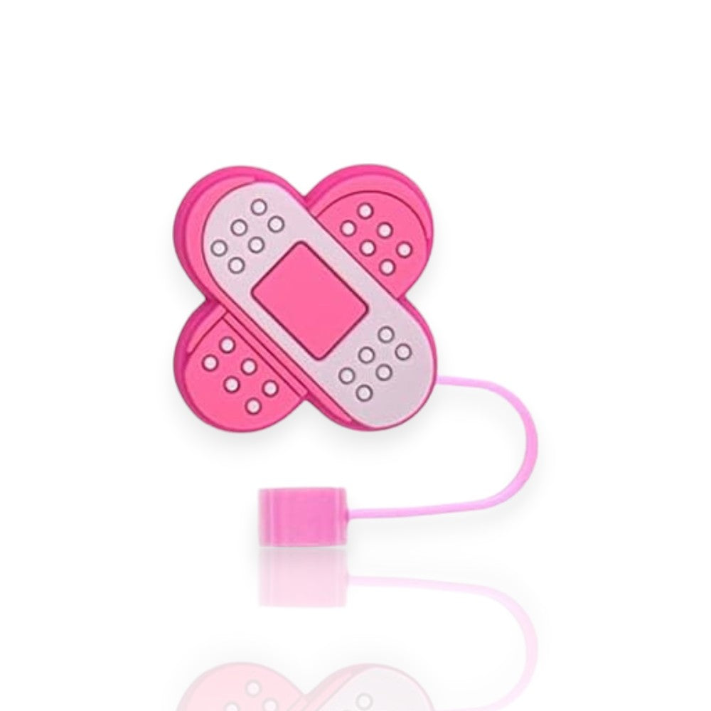 Protetor de Canudo Quencher - Pink Girl com design divertido e funcional para copos Stanley ou Owala em rosa vibrante.