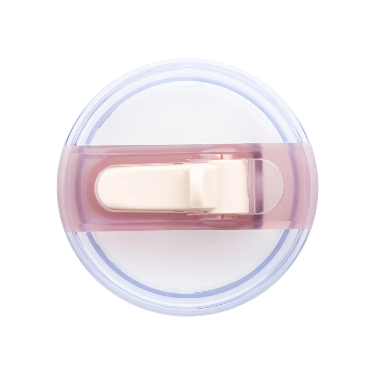 Tampa para copo Quencher 1,18 L anti-vazamento Rose Quartz, vista de cima
