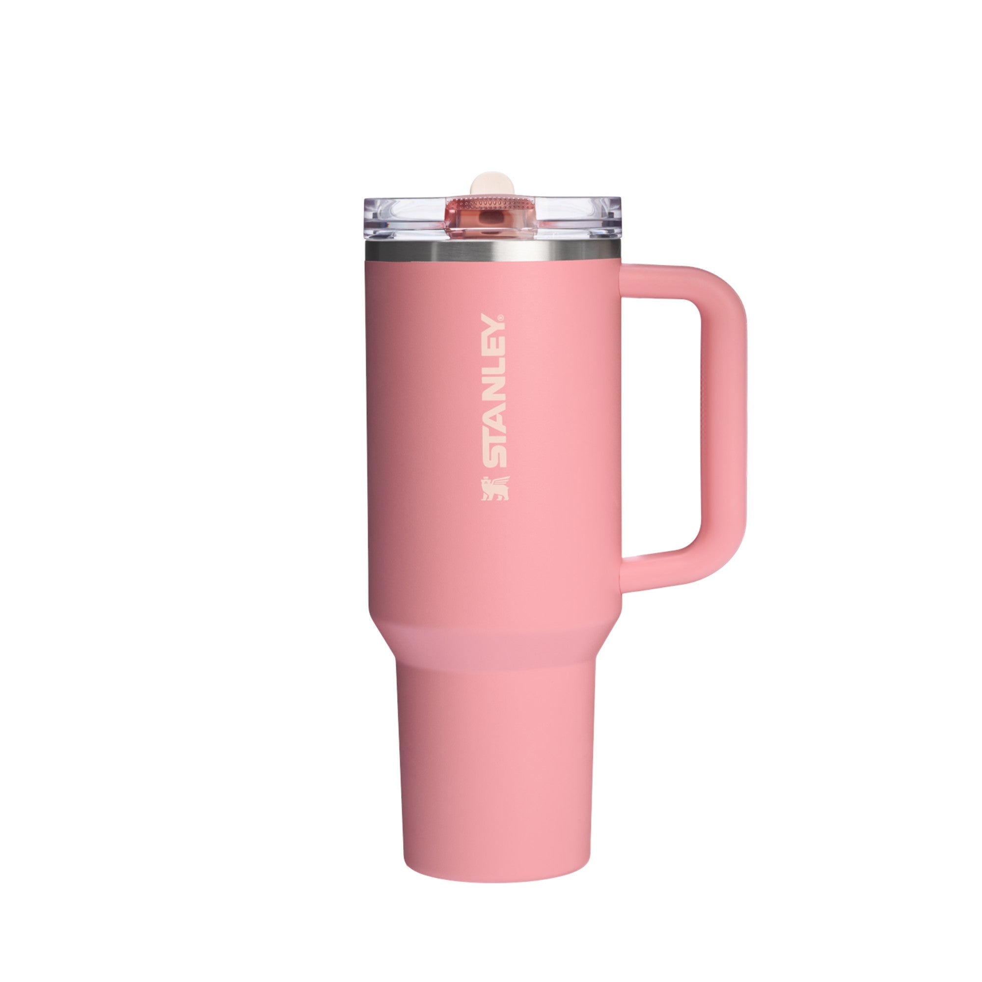 Copo Quencher Protour Stanley | 1,18L em rosa, design moderno com tampa Flip Straw e excelente isolamento térmico.