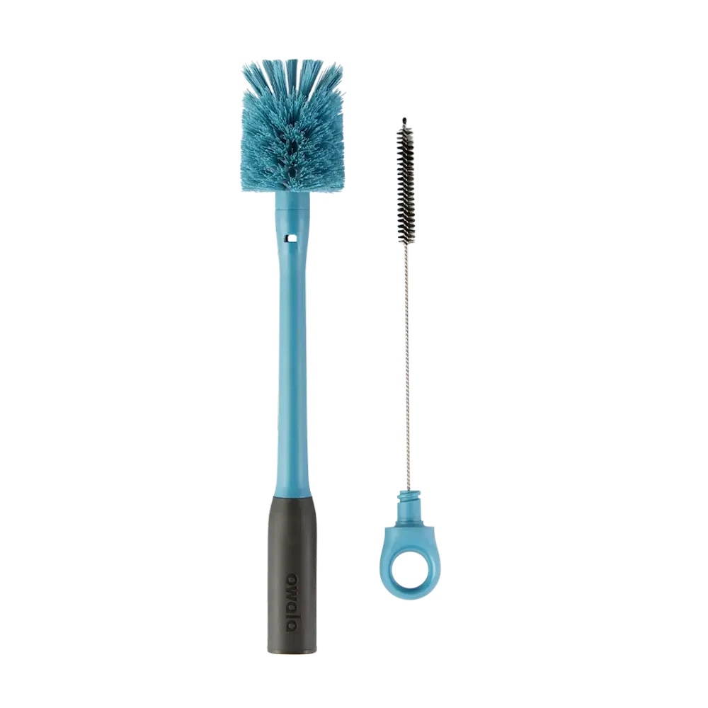 Escova para Limpeza Owala 2 em 1 - Smokey Brush com design ergonômico para garrafas e canudos, alta eficiência e praticidade.