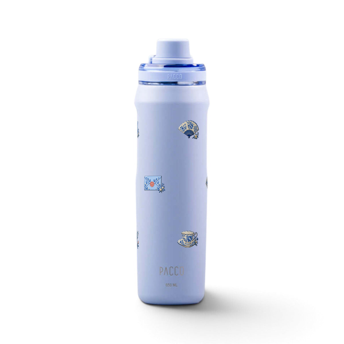 Garrafa Térmica PACCO Vyta 650ml Porcelana Azul Lavanda