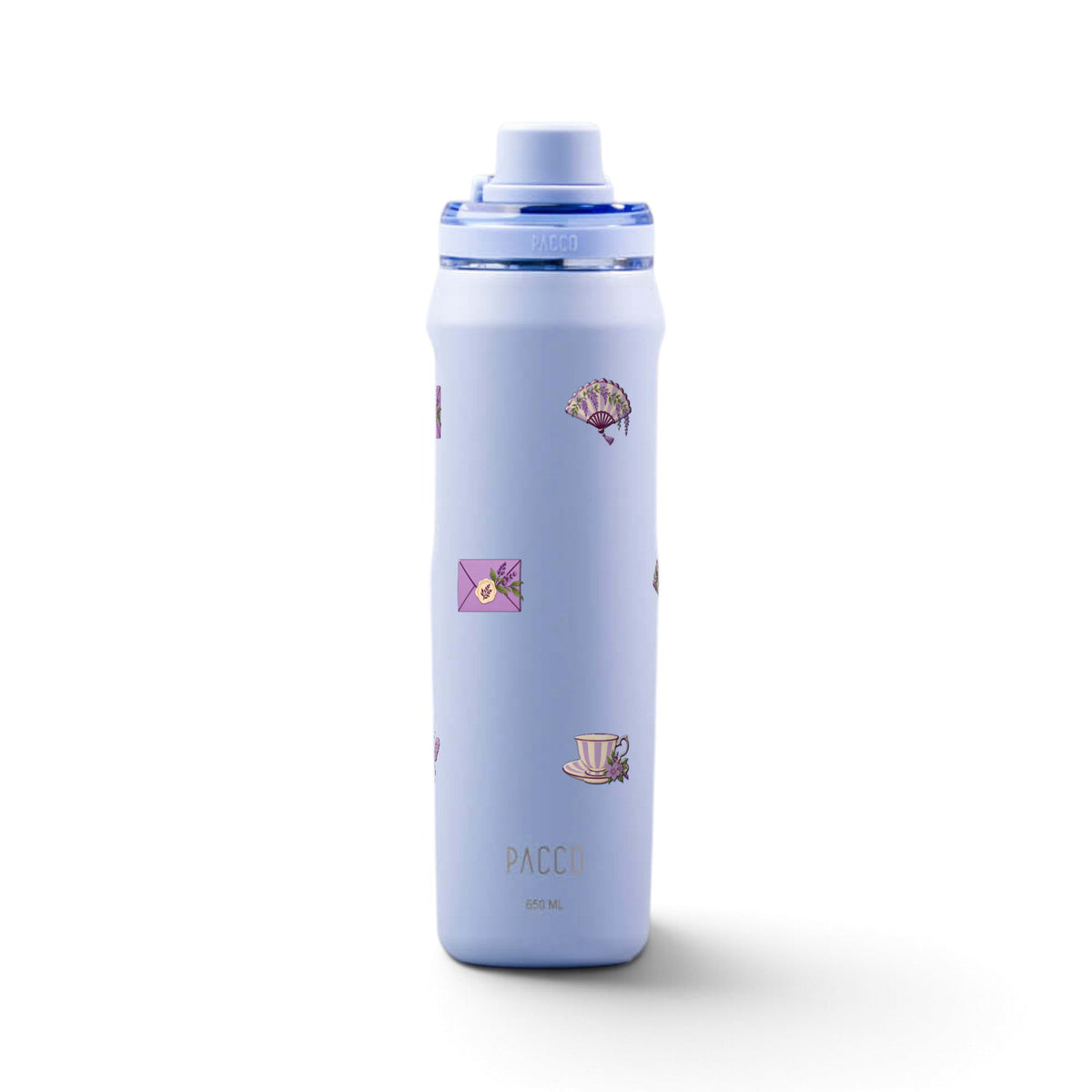 Garrafa Térmica PACCO Vyta 650ml Lavanda Botânica Lavanda