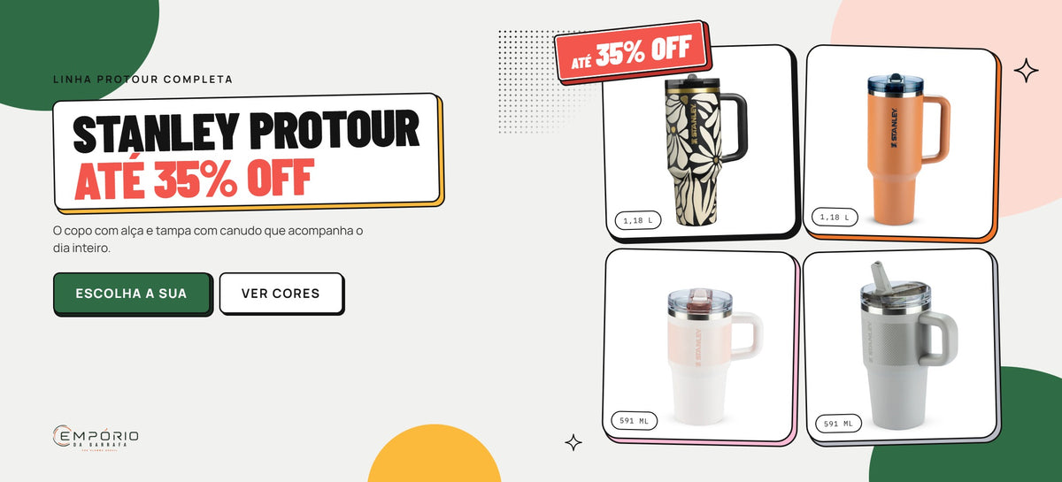 Stanley ProTour até 35% off, banner desktop