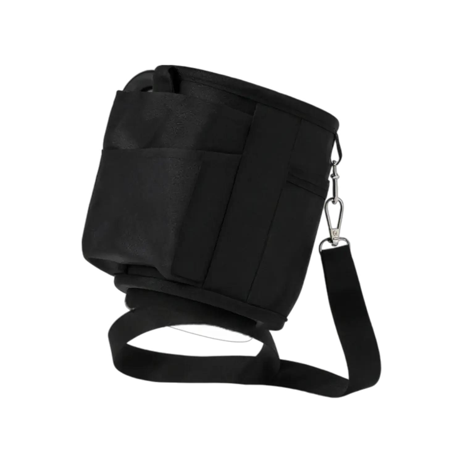 Bolsa para Copo Térmico Quencher & Tumbler em poliéster reciclado, acessório elegante para transporte confortável e ecológico.