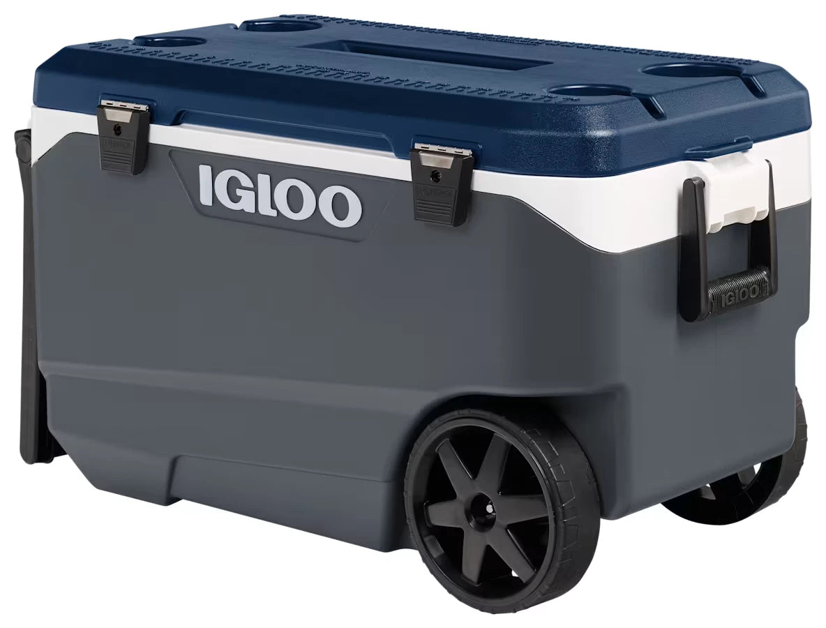 Caixa térmica Igloo Latitude MaxCold 85L 90 QT na cor azul