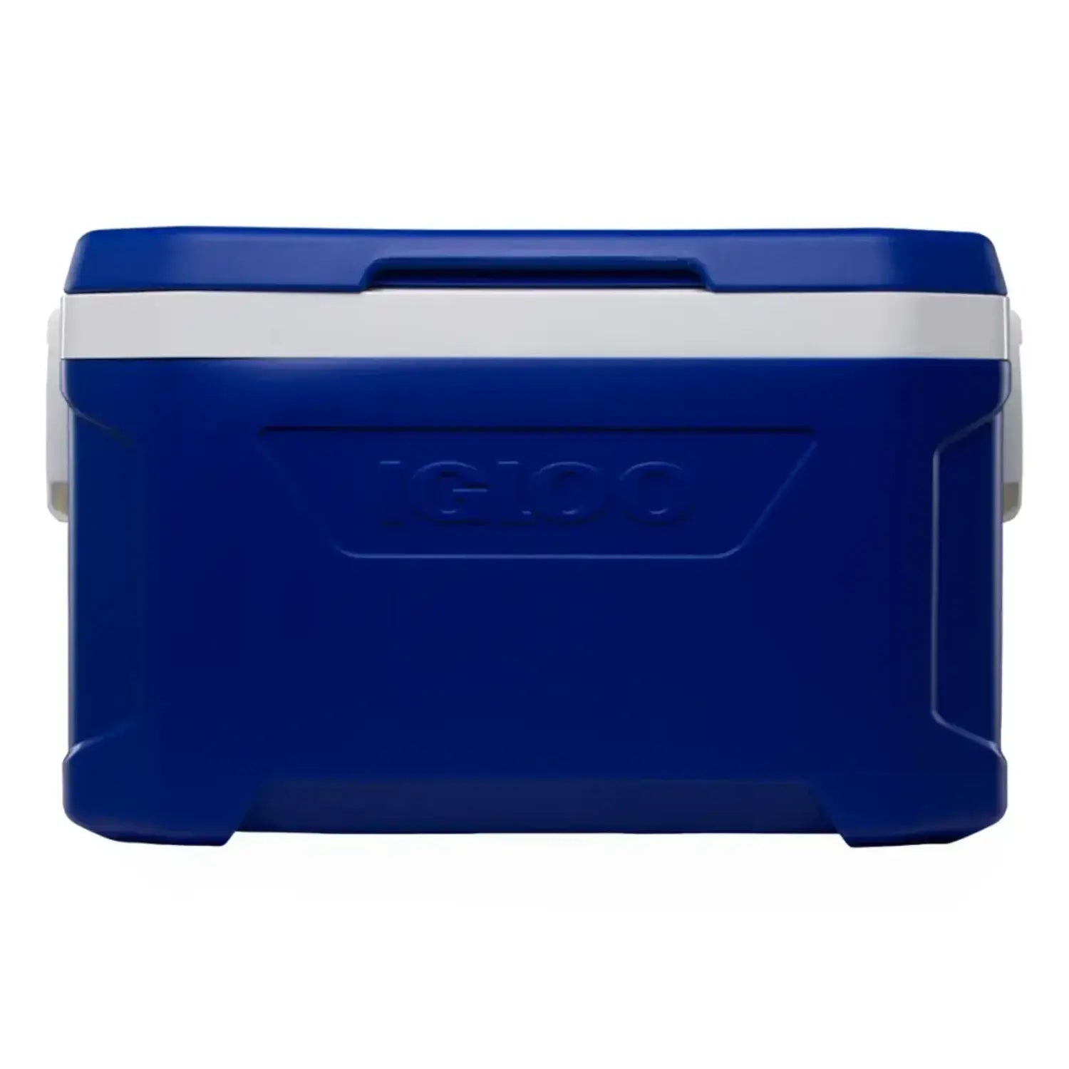 Caixa Térmica Profile 47L - Igloo azul, ideal para piqueniques, praia e churrascos, conservando alimentos e bebidas gelados.