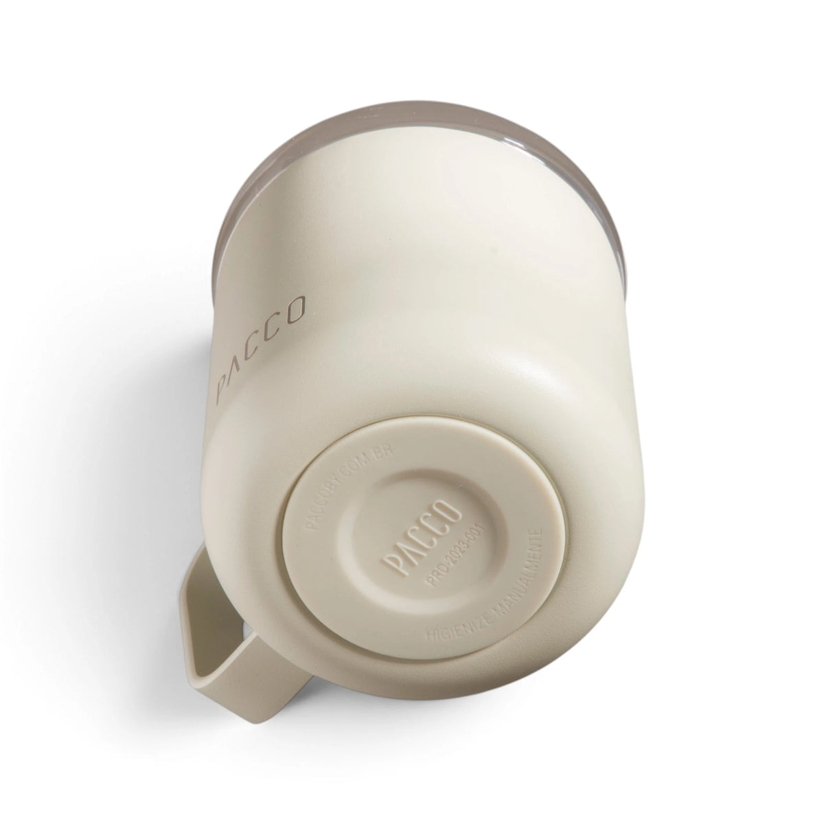 Caneca PACCO Fokus 295 ml Creme, vista da base