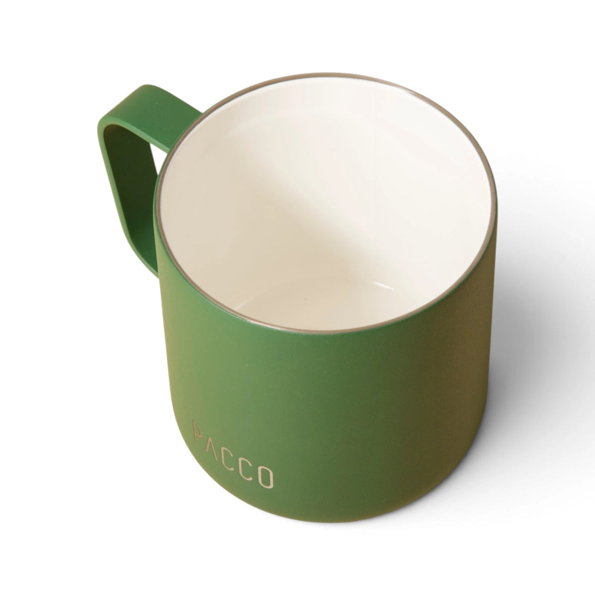 Caneca PACCO Fokus 295 ml Verde Militar, vista de cima