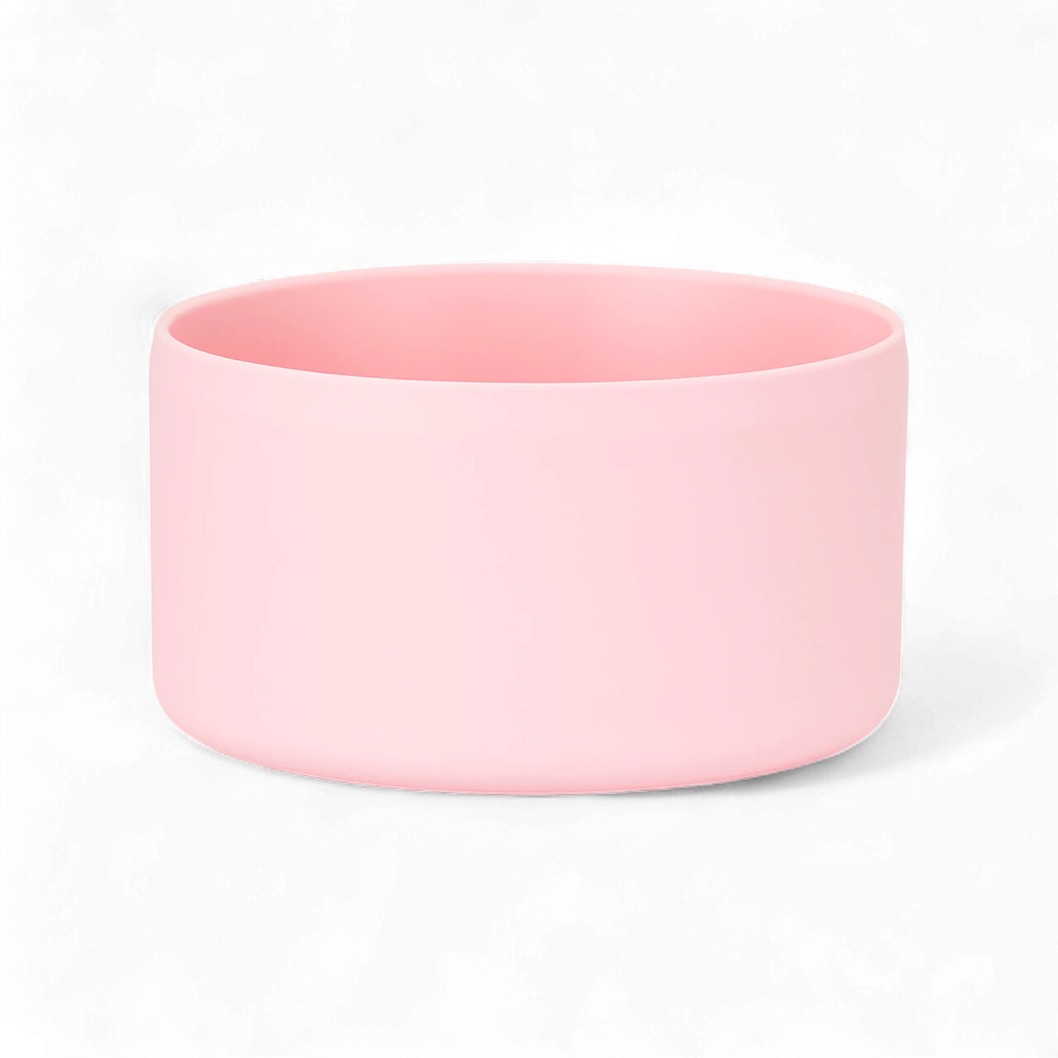 Protetor de Silicone M - by empório, rosa, para copos e garrafas de 350ml a 750ml, diminuindo ruídos e protegendo superfícies.