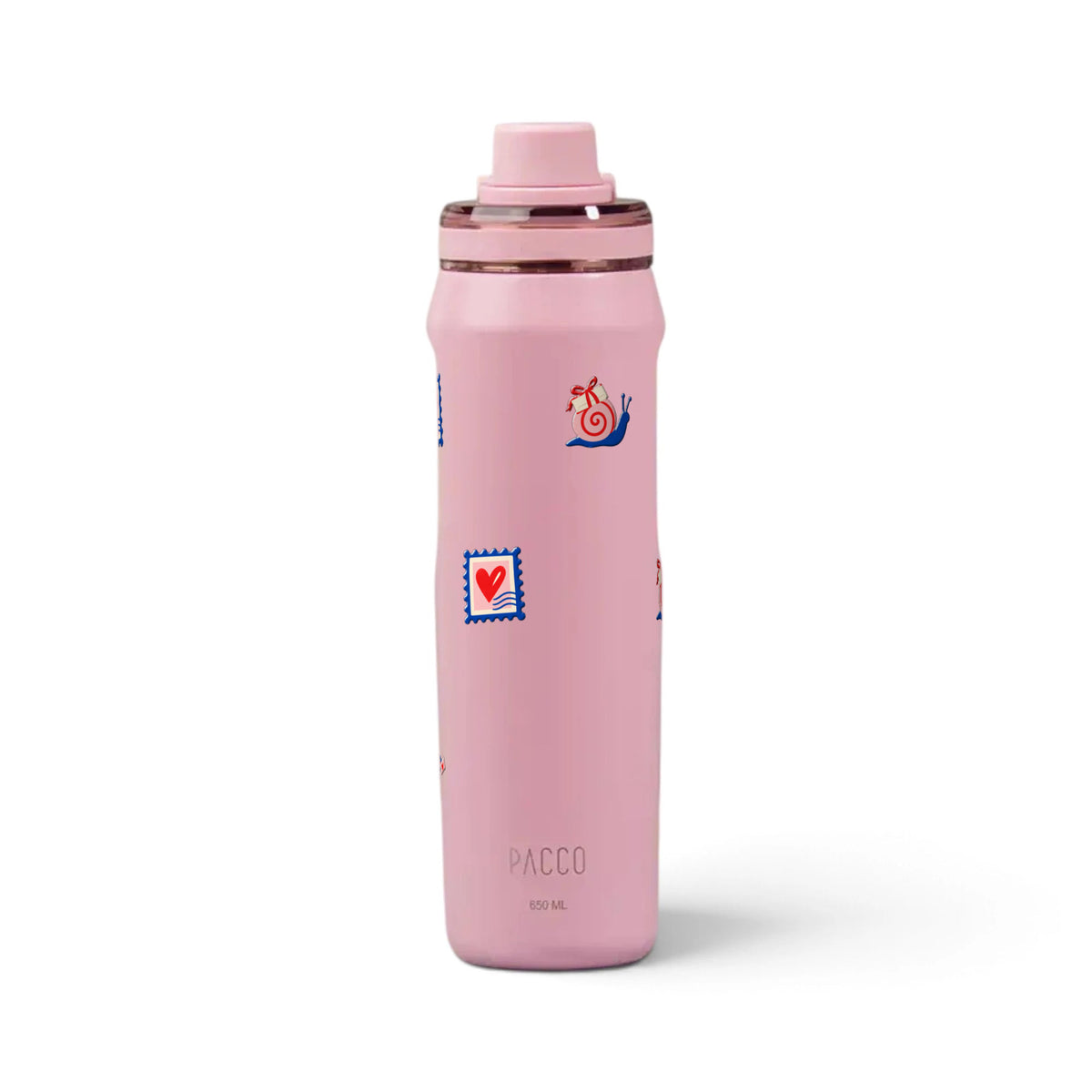 Garrafa Térmica PACCO Vyta 650ml Clube das Cartas Sweet Rose