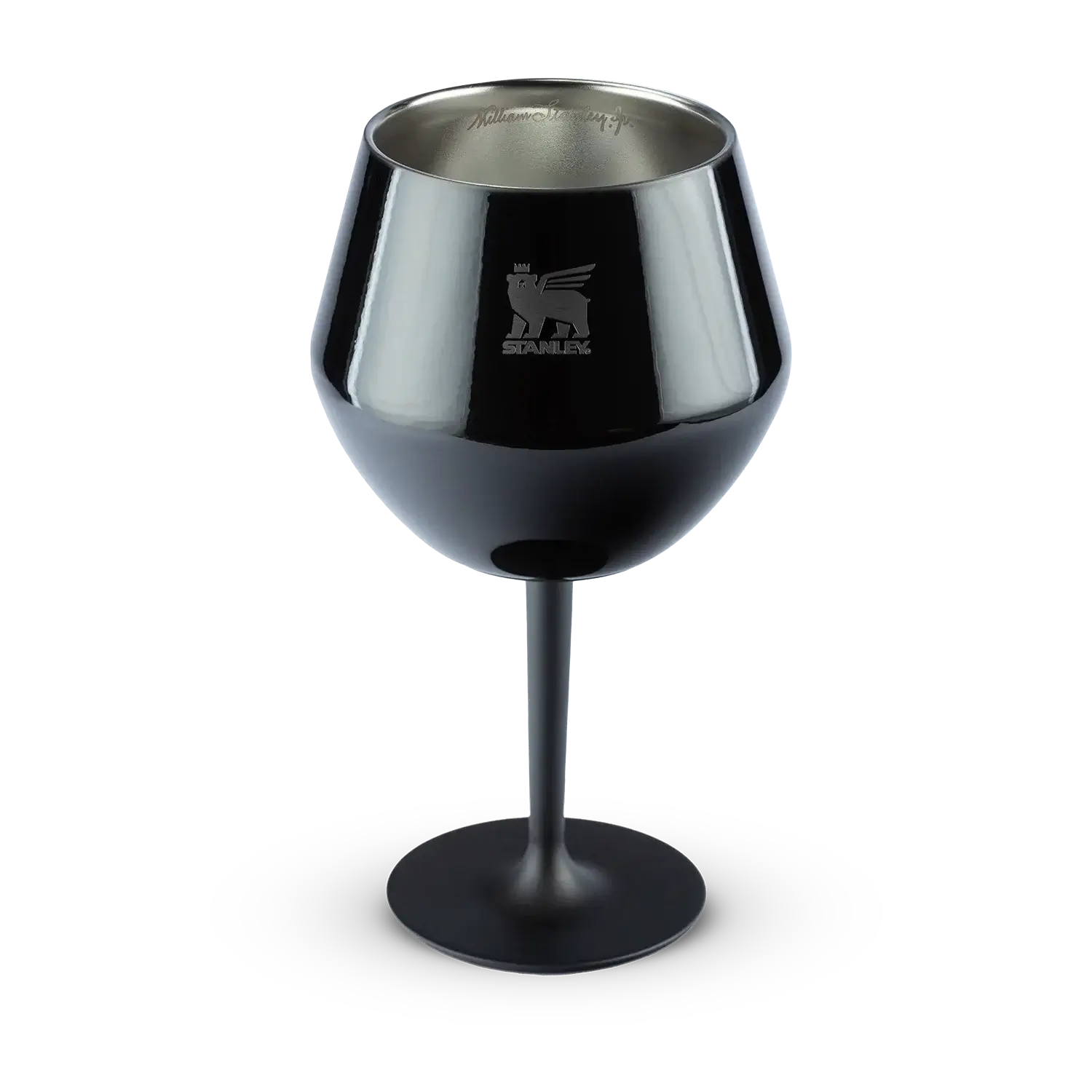 Taça Térmica Cocktail Glass Stanley 414ml, design elegante em preto, ideal para coquetéis e bebidas refrescantes.