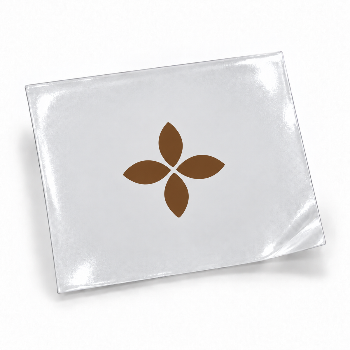 Flor de café — sticker UV DTF individual com verniz — apresentação