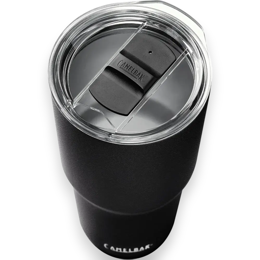 Copo Horizon Camelbak 850ml, design cônico, isolamento a vácuo, mantém bebidas quentes por 8h e frias por 16h, praticidade diária.