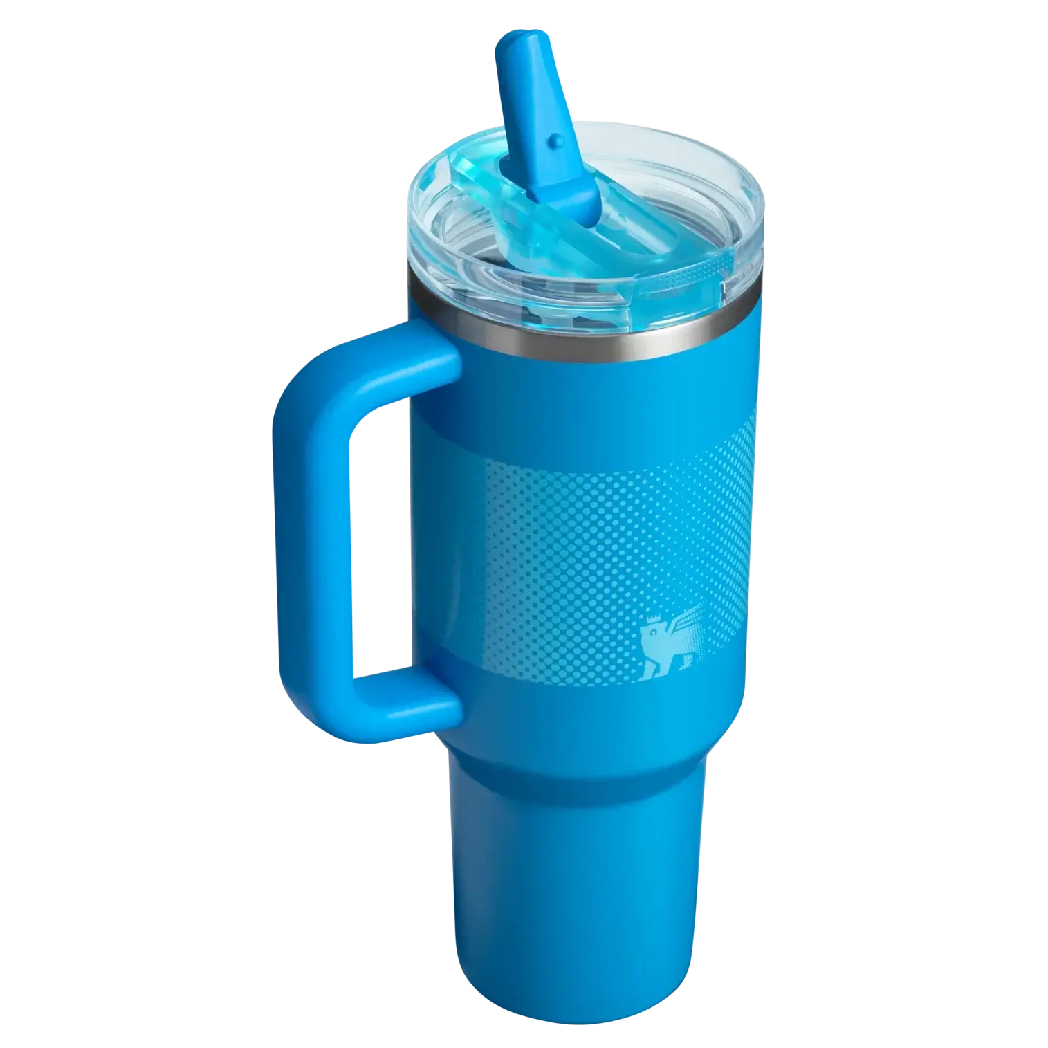 Copo Quencher Protour Stanley | 1,18L azul com tampa Flip Straw ProTour, tecnologia de isolamento térmico para uso diário.