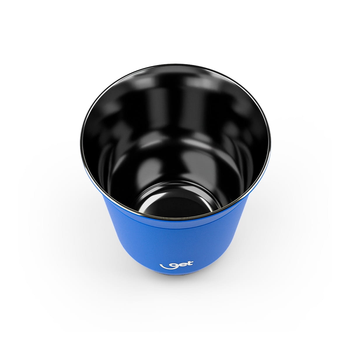 Copo Térmico Goldentec Get Espresso 80 ml Mirtilo, vista de cima