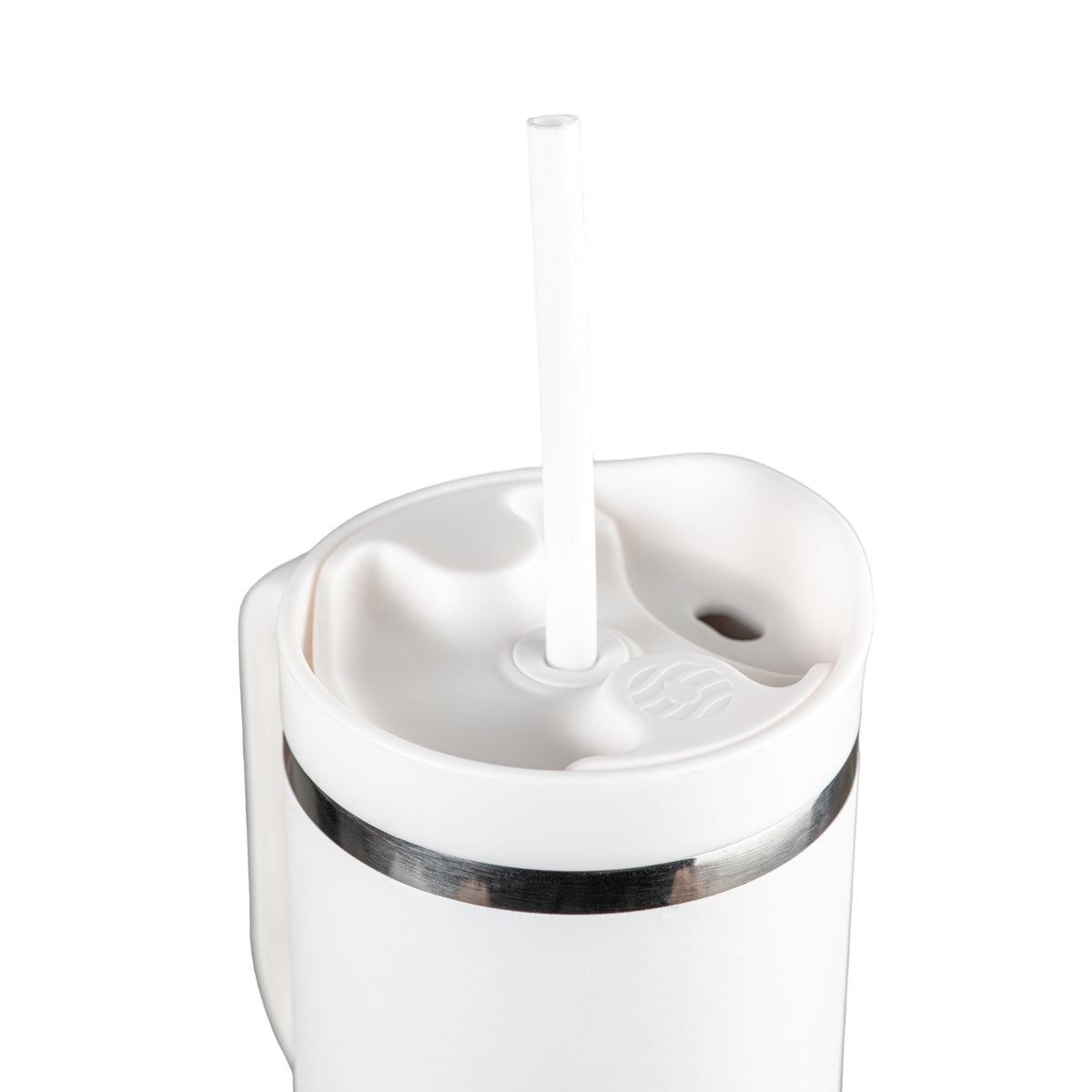 Copo Térmico King Faster 800 ml em aço inox com tampa e canudo, ideal para bebidas frias e quentes, design moderno e prático.