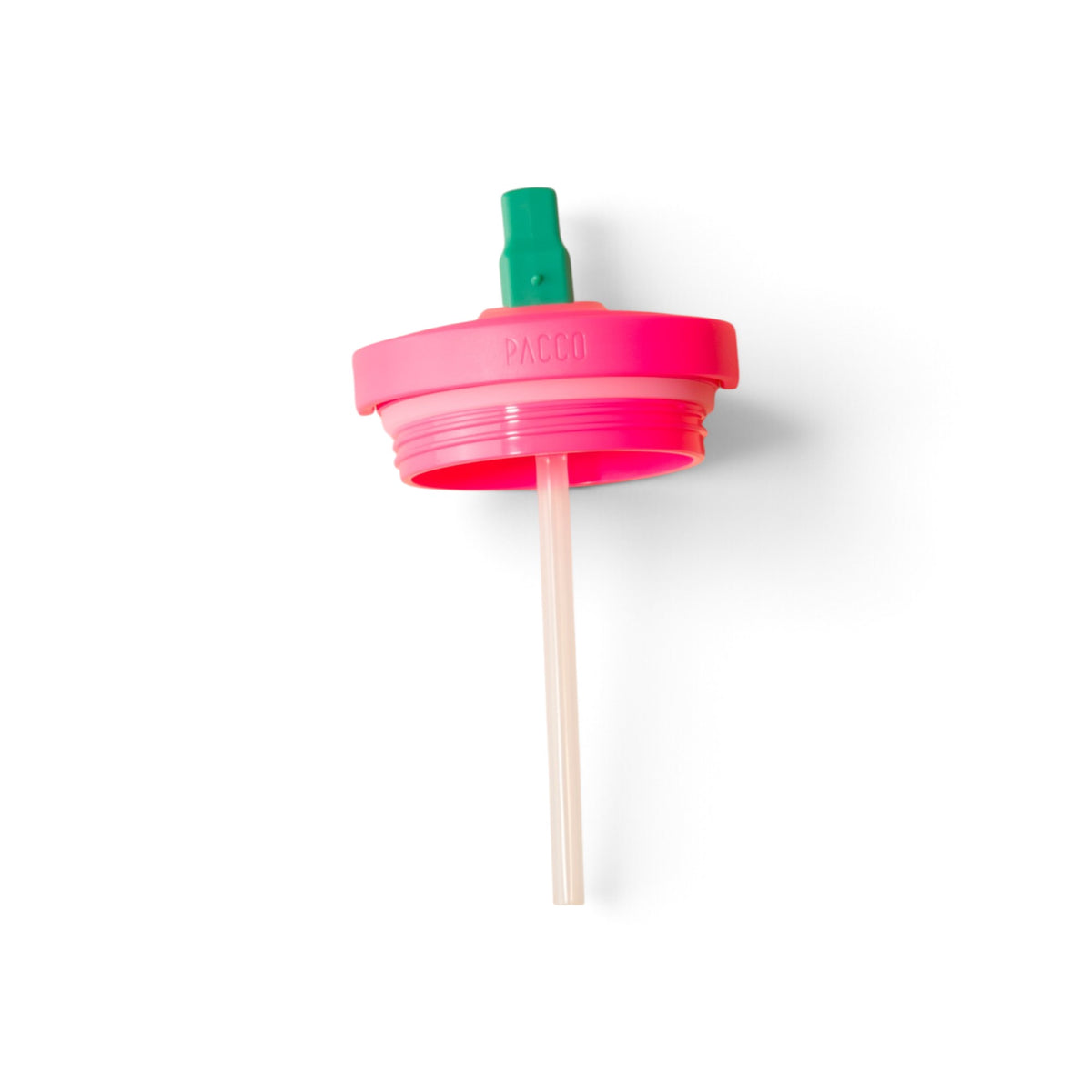 Copo Térmico PACCO SuperCup Mini 410 ml Esmeralda, detalhe do bico ou canudo