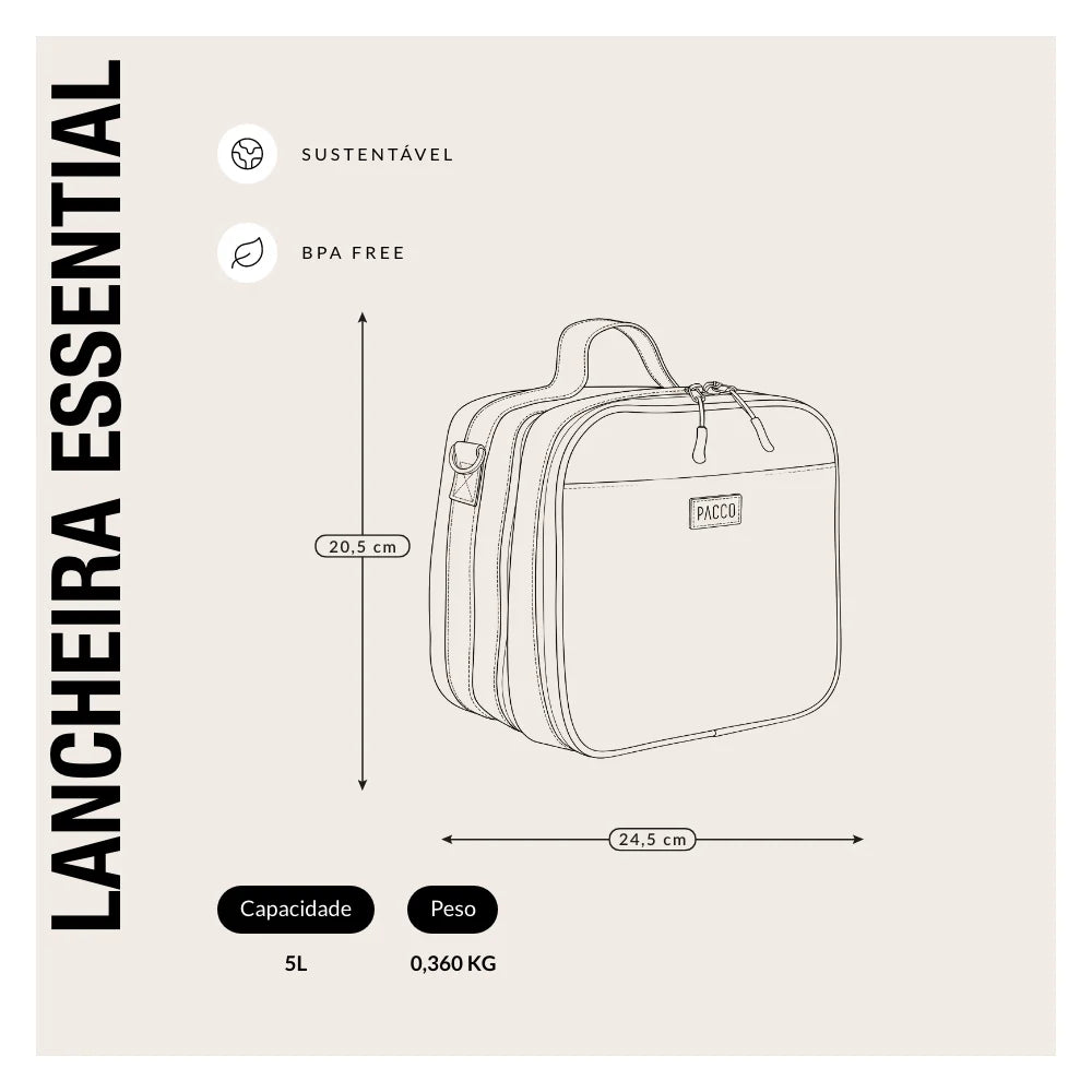 Lancheira Térmica Essential PACCO