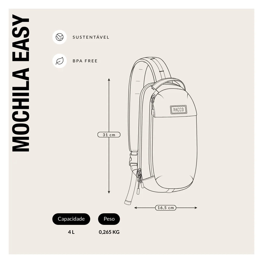 Mochila Easy PACCO