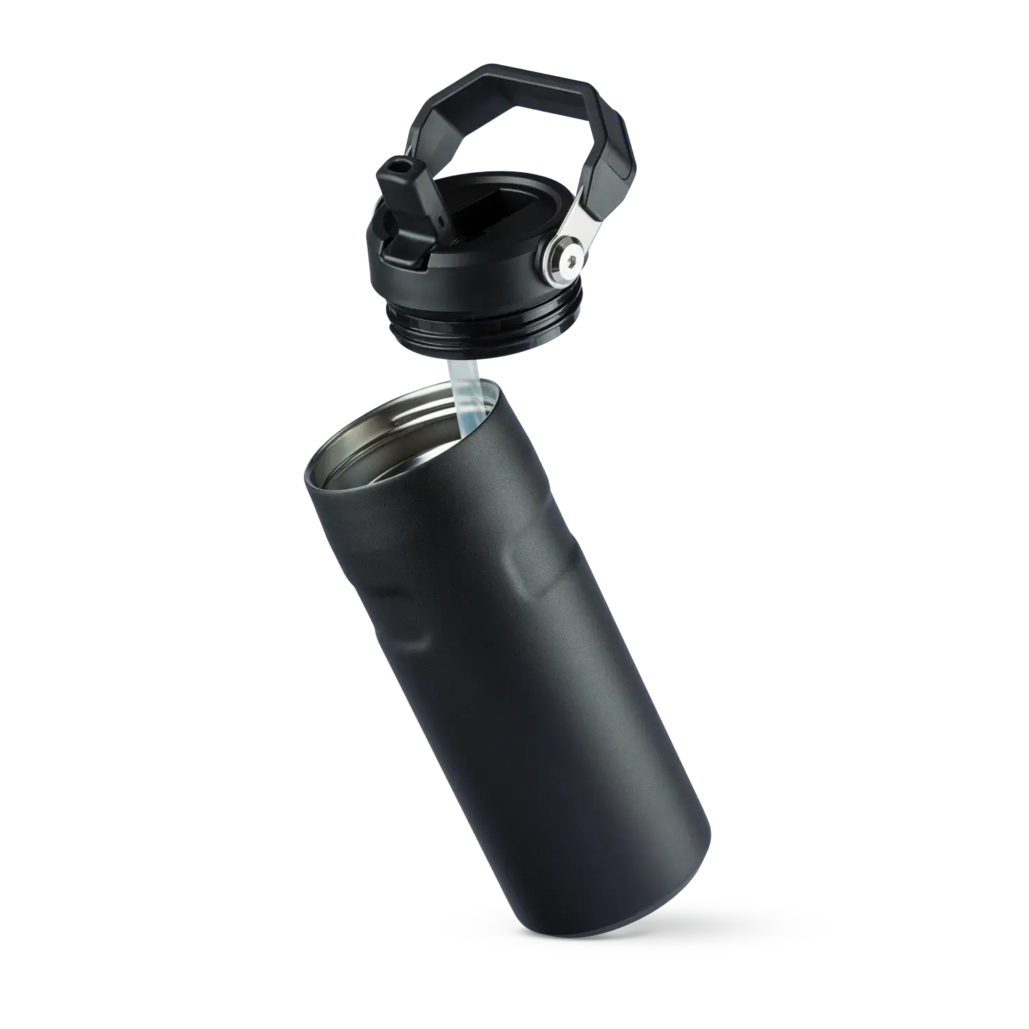 Garrafa Térmica Aerolight Flip Straw | 473ml em aço inoxidável, ideal para mobilidade e conforto em viagens e atividades diárias.