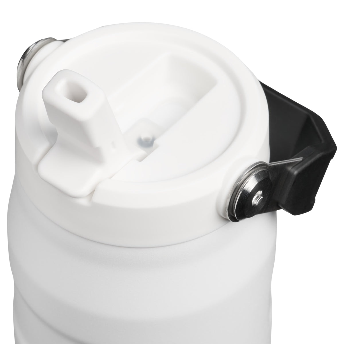 Garrafa Térmica Aerolight Flip Straw Stanley 710 ml Chalk, detalhe do bico ou canudo