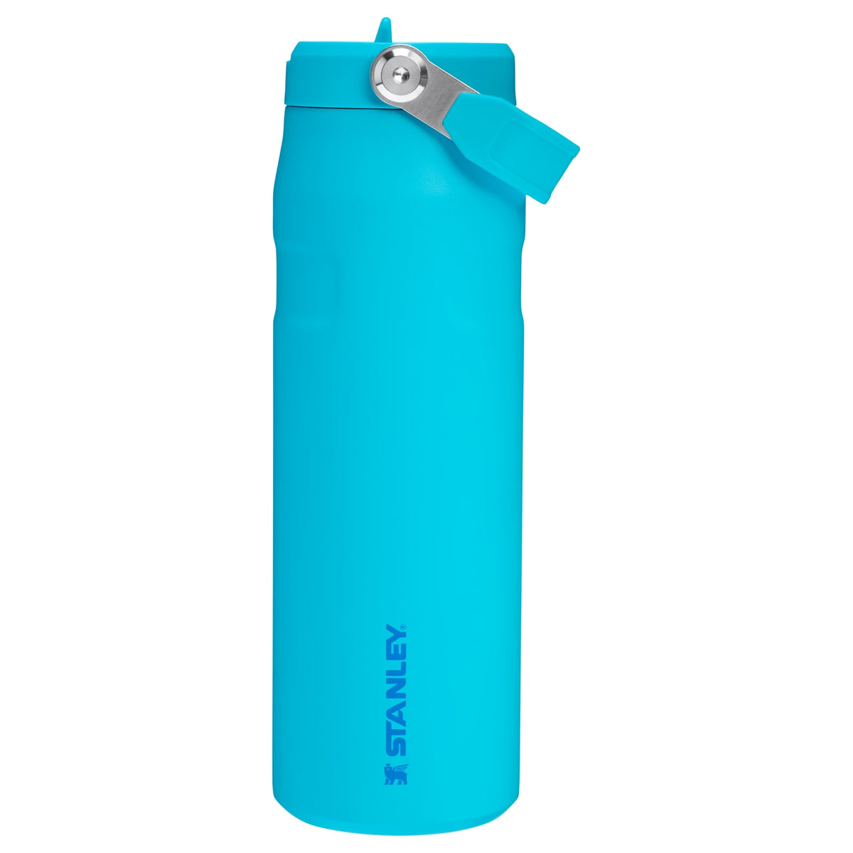 Garrafa Térmica Aerolight Flip Straw Stanley 710 ml Splash, vista frontal com tampa fechada