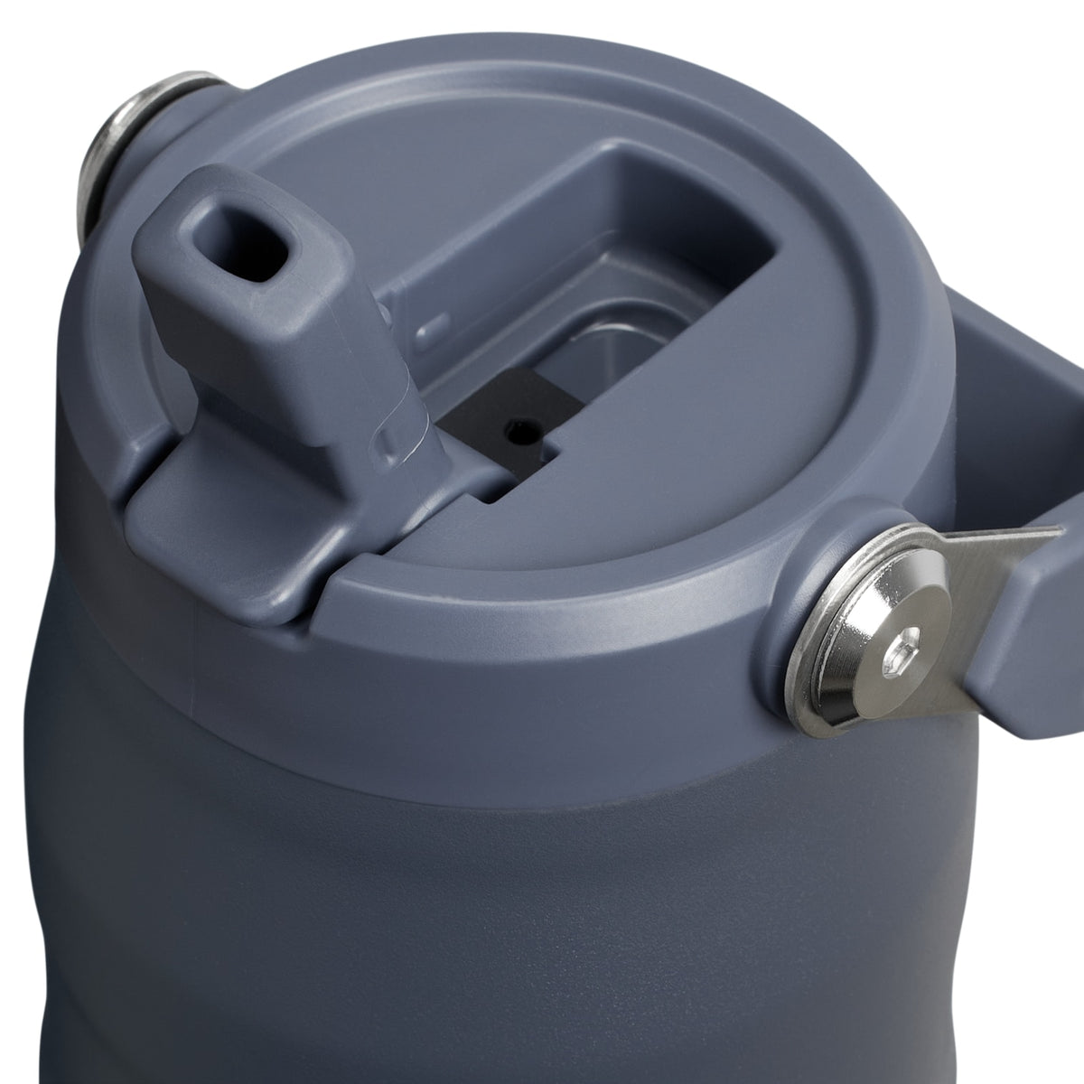 Garrafa Térmica Aerolight Flip Straw Stanley 710 ml Twilight, detalhe da tampa