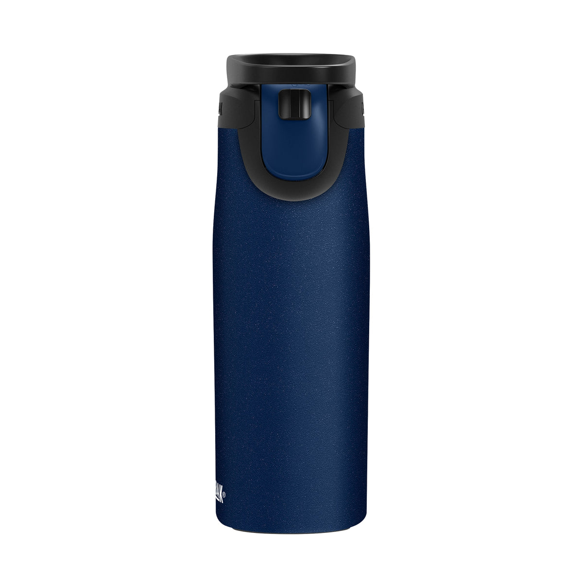 Garrafa Térmica Camelbak Forge Flow 600 ml Azul, vista frontal com tampa fechada, foto 14 de 35