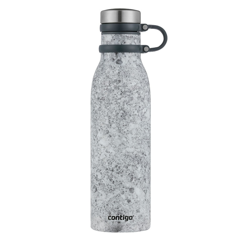 Garrafa Térmica Contigo Matterhorn THERMALOCK™ 591 ml Specked Slate, vista frontal com tampa fechada