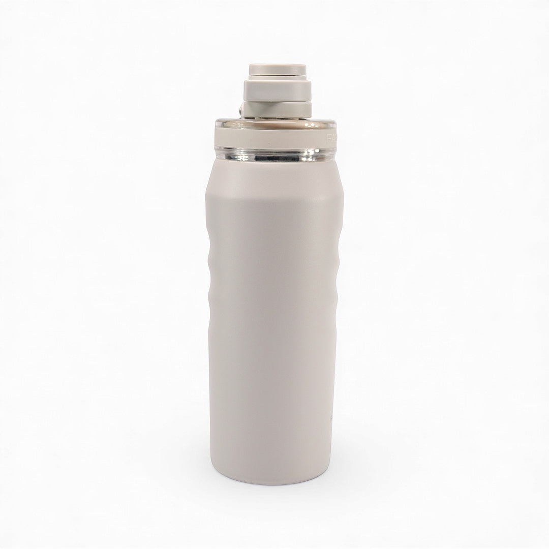 Garrafa térmica Faster Oásis 500ml na cor creme
