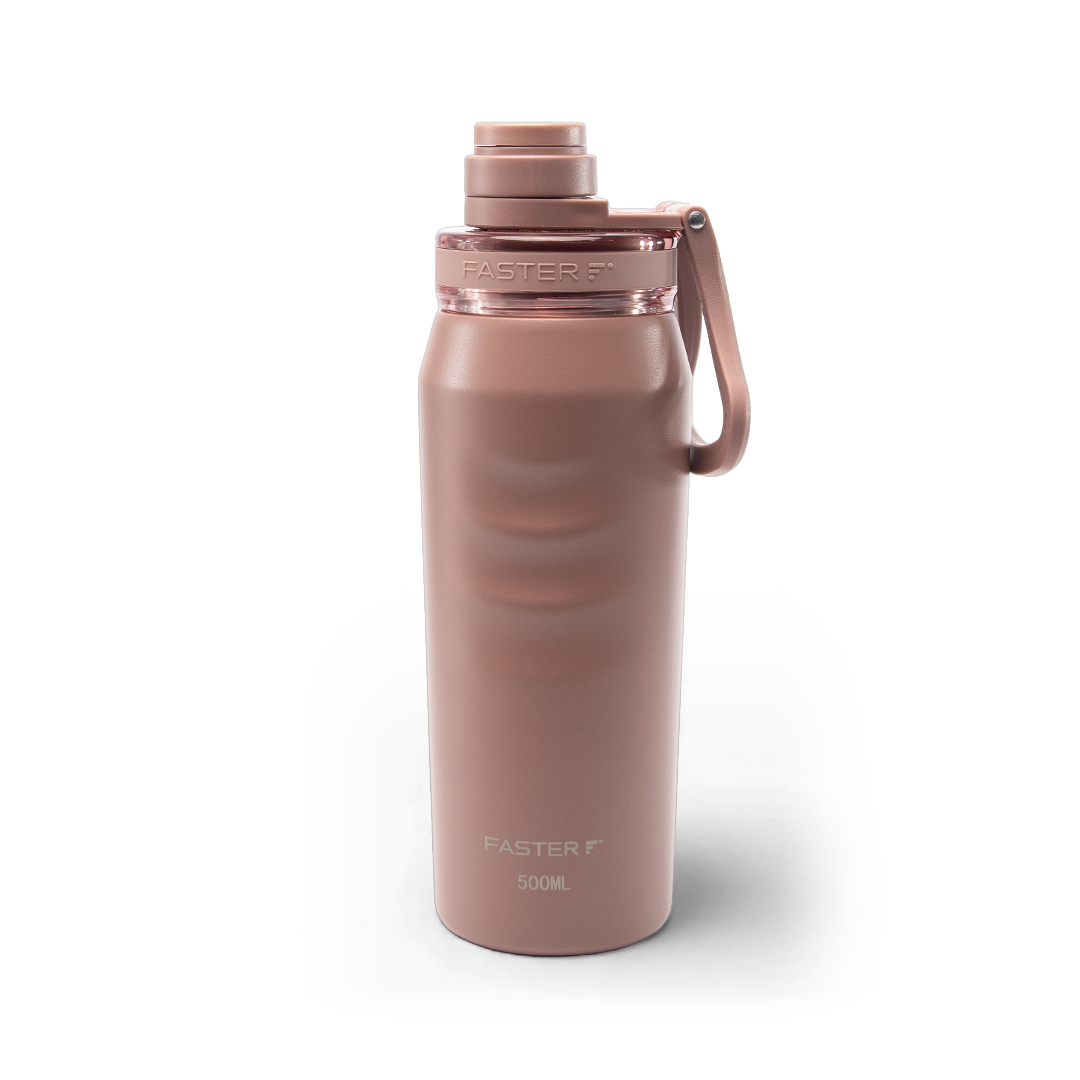 Garrafa térmica Faster Oásis 500ML na cor Duna