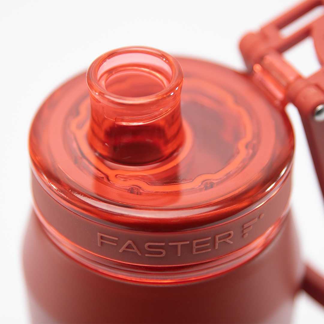 Garrafa térmica Faster Oásis 500ml na cor papoula