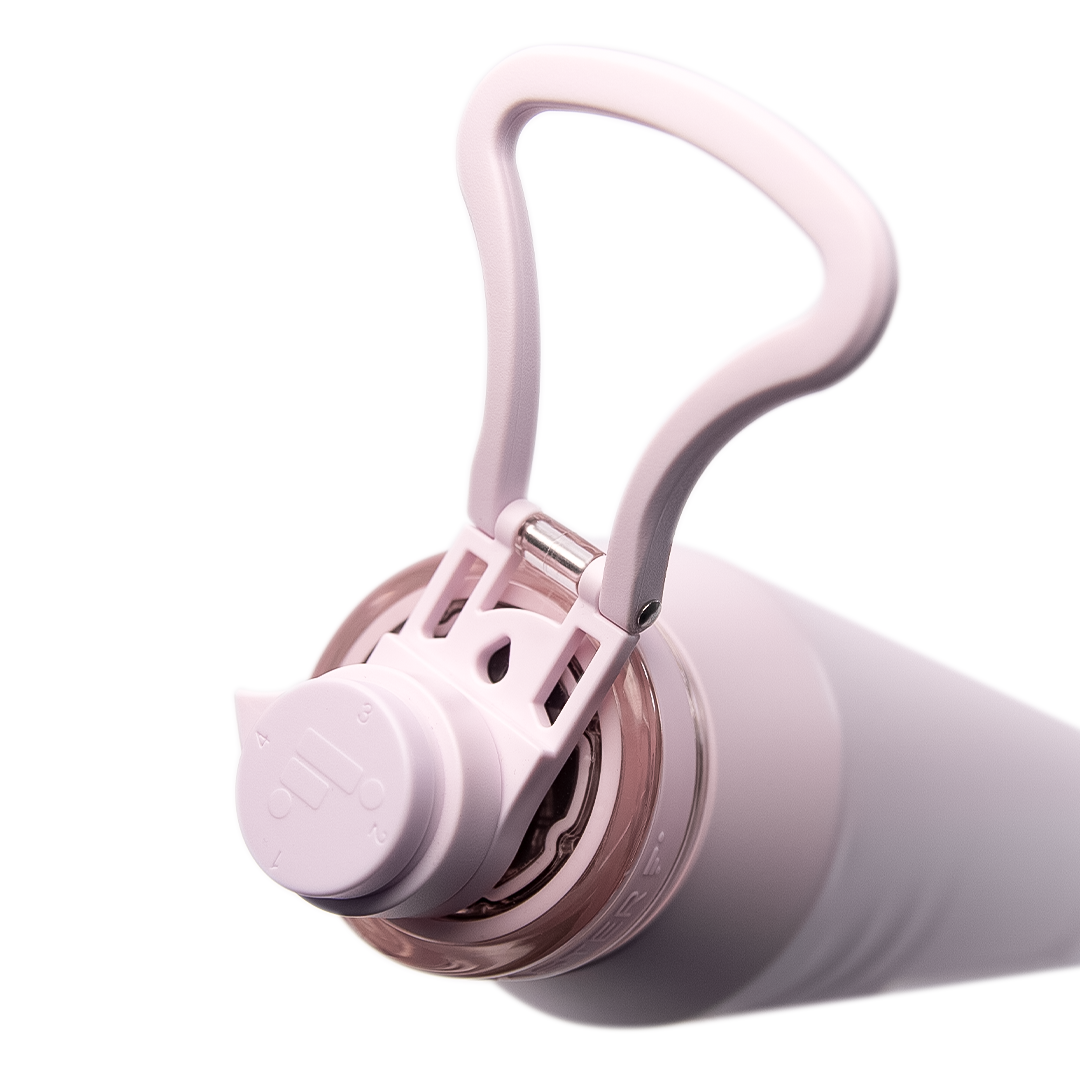 Garrafa térmica Faster Oásis 500ml na cor Rosa BB