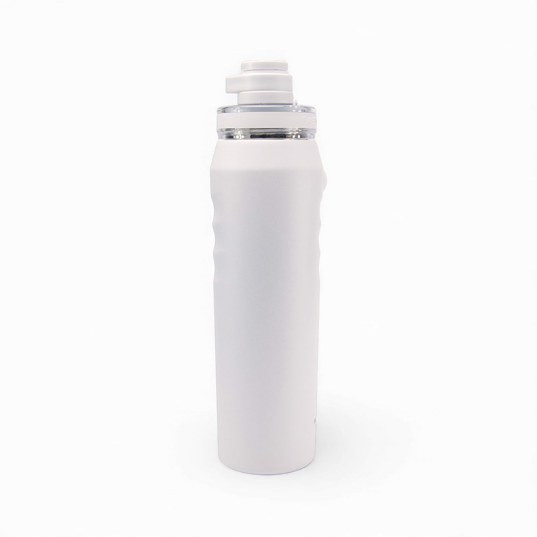 Garrafa térmica Faster Oásis 650ml na cor branca