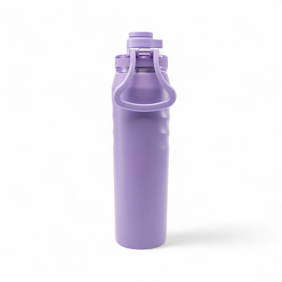 Garrafa térmica Faster Oásis 650ml na cor lilás