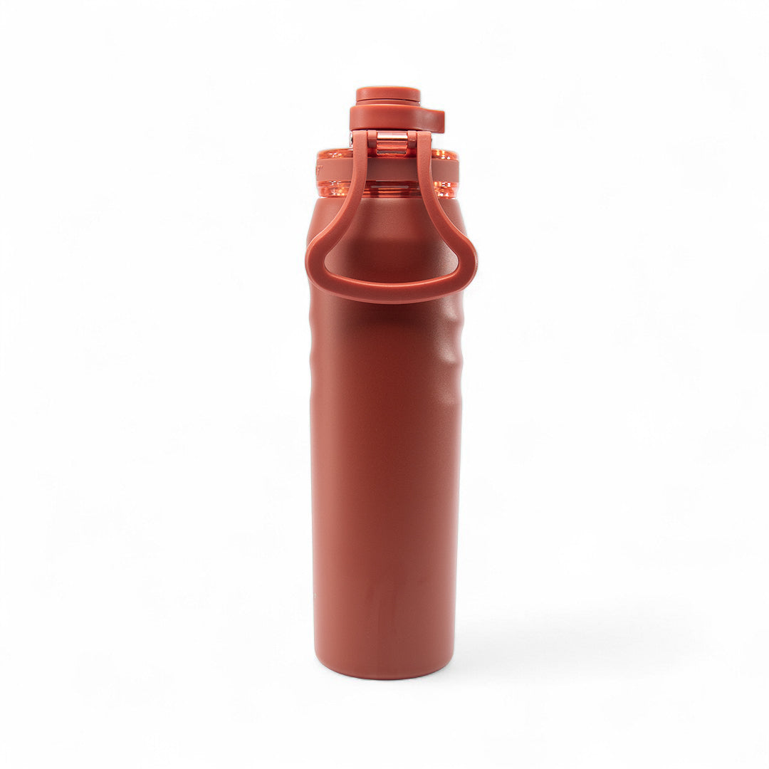 Garrafa térmica Faster Oásis 650ml na cor papoula