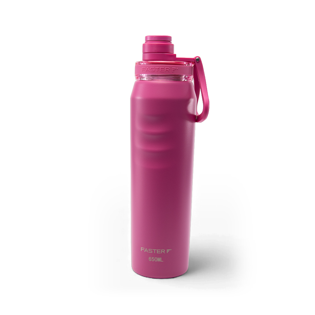 Garrafa térmica Faster Oásis 650ml na cor Pitaya