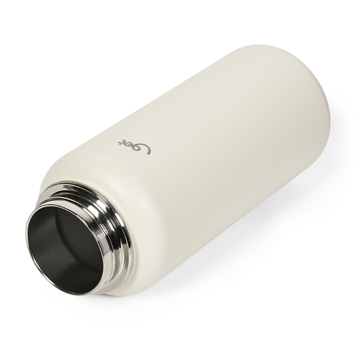 Garrafa térmica GET Trity 1000ml na cor creme
