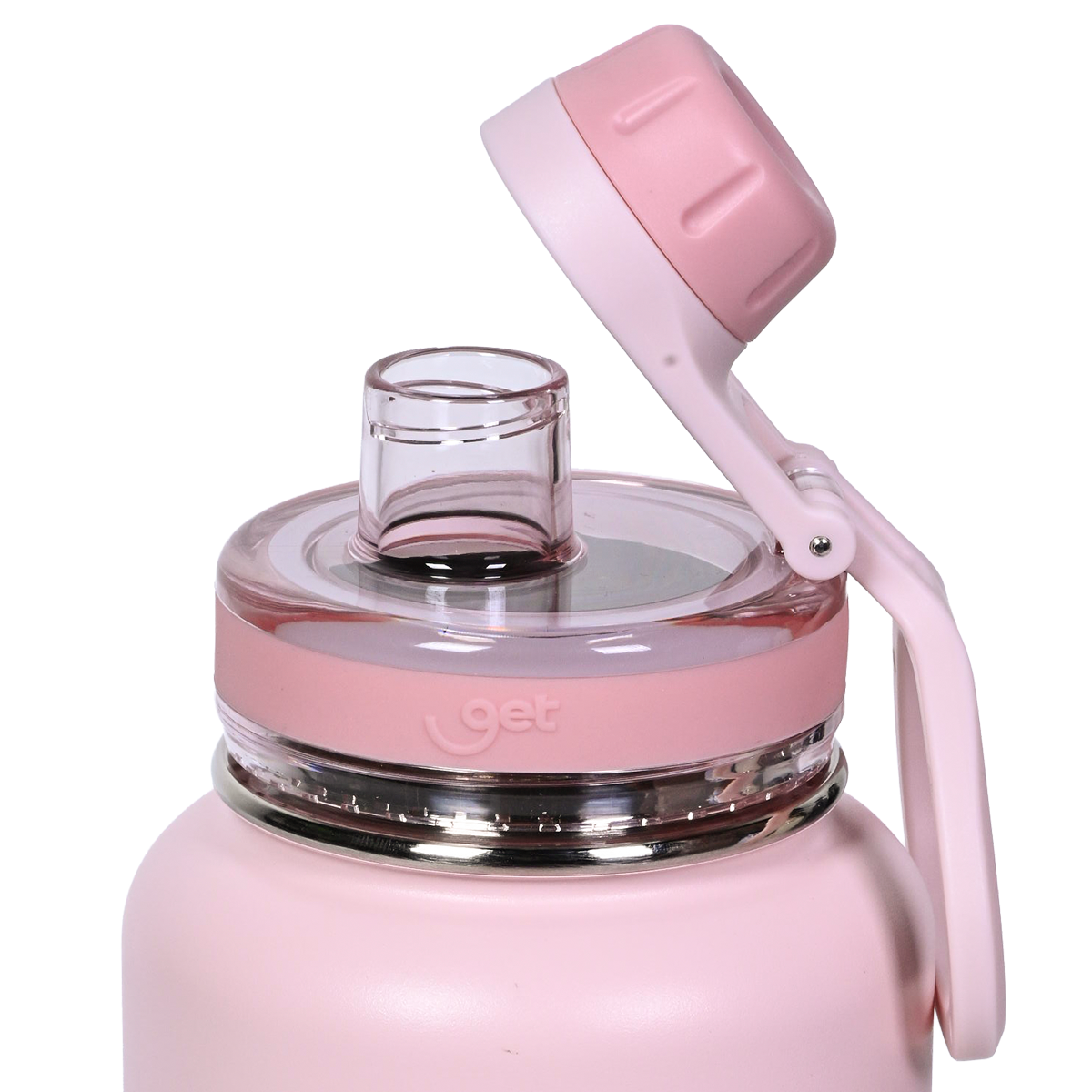 Garrafa térmica GET Trity 1000ml na cor rosa