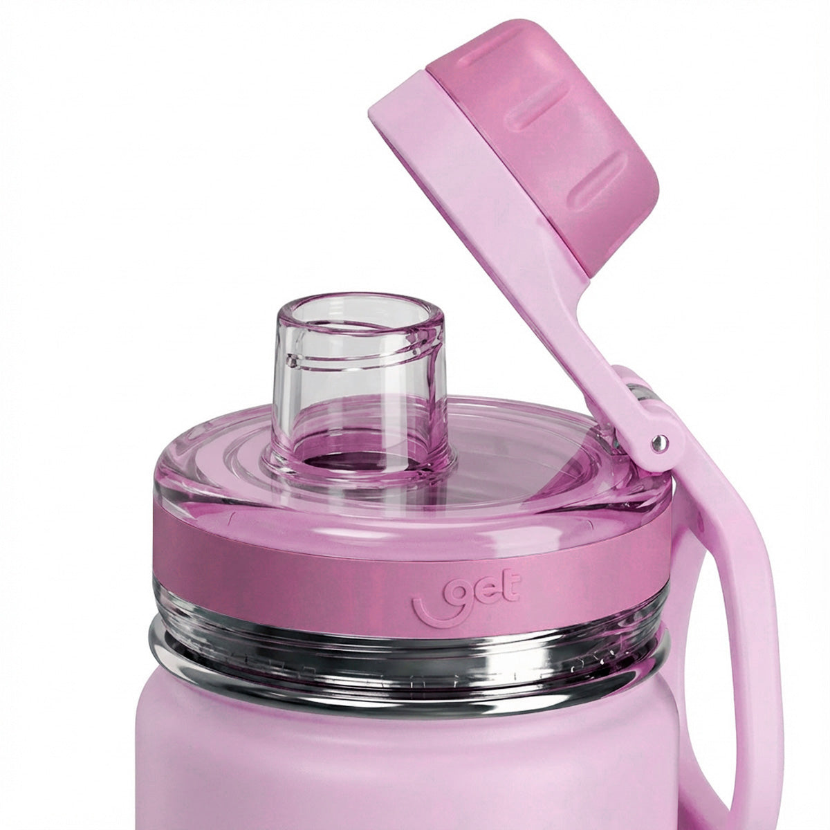 Garrafa térmica GET Trity 500ml na cor rosa